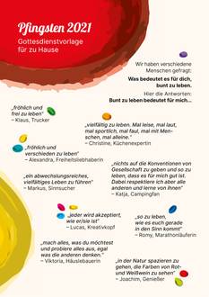 SE Mannheim Nord, Gottesdienst Pfingsten für Erwachsene